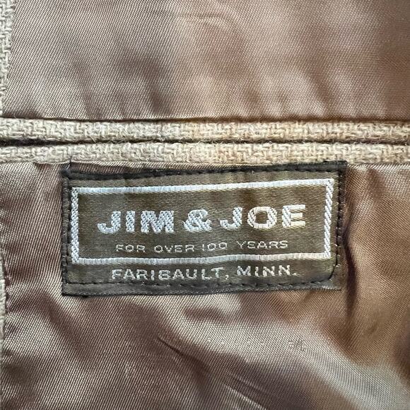 Faribault Blazer Men 40 ? Sport Coat Wool Jim Joe Pocket Patch Vintage Jacket - Picture 4 of 8